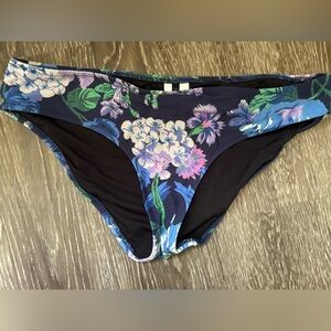 J. Crew Retro Floral Bikini Bottoms Size M